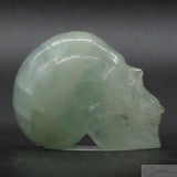 Seafoam Calcite Human Skull (SFC01)