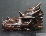 Serpentine Dragon Skull