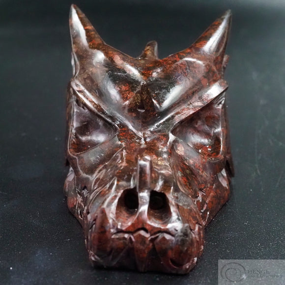 Serpentine Dragon Skull