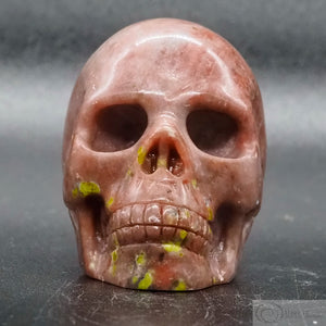 Sesame Jasper Human Skull (SJ01)