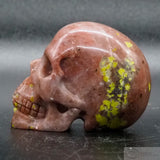 Sesame Jasper Human Skull (SJ01)