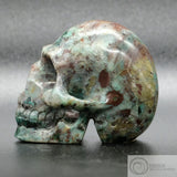 Silicated Chrysocolla Human Skull (SiC01)