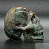 Silicated Chrysocolla Human Skull (SiC01)