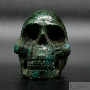 Silicated Chrysocolla Skull