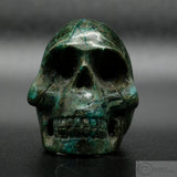 Silicated Chrysocolla Skull