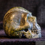 Silver Leaf Jasper Human Skull (SLJ01)