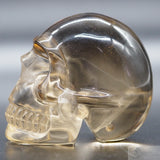 Smoked Citrine Skull