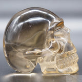 Smoked Citrine Skull