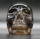 Smoky Citrine Human Skull