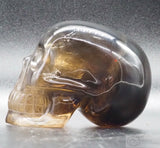 Smoky Citrine Human Skull