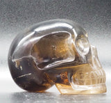 Smoky Citrine Human Skull