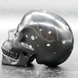 Snowflake Obsidian Human Skull (SnO04)