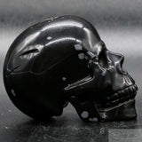 Snowflake Obsidian Human Skull (SnO04)