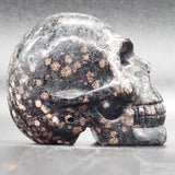 Snowflake Obsidian Human Skull (SnO06)