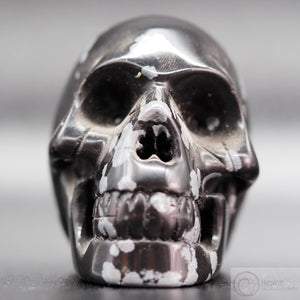 Snowflake Obsidian Human Skull (SnO03)