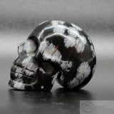 Snowflake Obsidian Skull