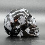 Snowflake Obsidian Skull