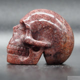 Strawberry Quartz Human Skull