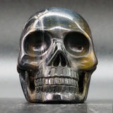 Tiger Eye Human Skull (TE05)