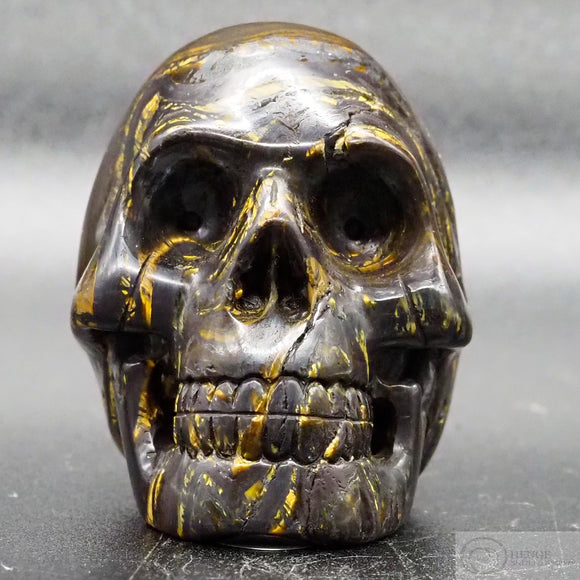 Tiger Iron Human Skull