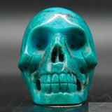 Turquoise Human Skull (Tu06)