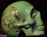 Turquoise Human Skull (Tu04)