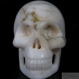 White Marble Human Skull (WM01)