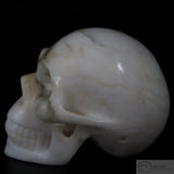 White Marble Human Skull (WM01)