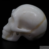 White Marble Human Skull (WM02)