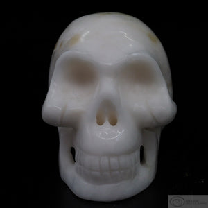 White Marble Human Skull (WM04)