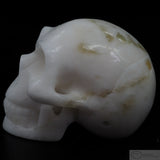 White Marble Human Skull (WM04)