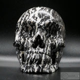 Zebra Stone Human Skull