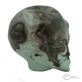 Chinese Paint Stone Skull