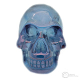 Aqua Aura Quartz Skull