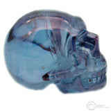 Aqua Aura Quartz Skull