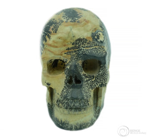 Chinese Paint Stone Skull (CP03)