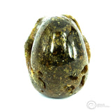 Green Tourmaline Skull