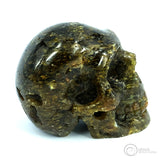 Green Tourmaline Skull