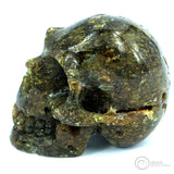Green Tourmaline Skull