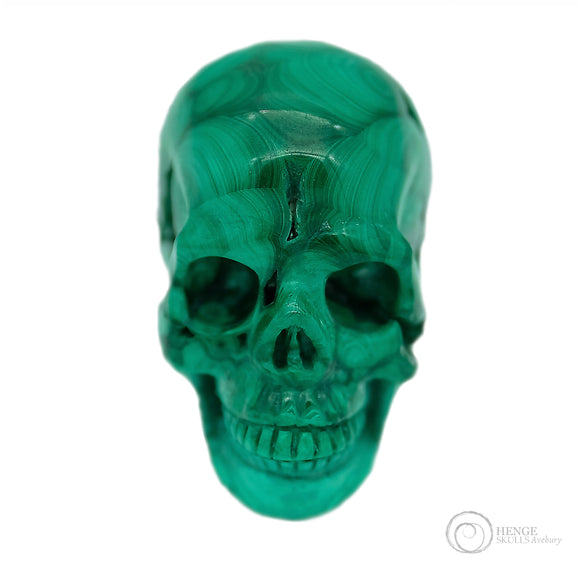 Malachite Skull