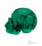 Malachite Skull