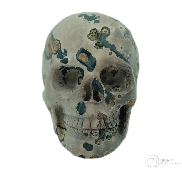 Chinese Paint Stone Skull (CP02)